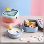 Kids Plastic Bowl Lunch Box