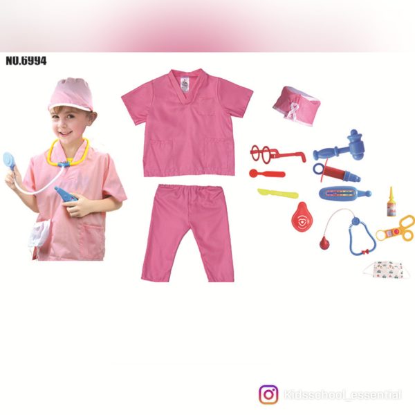 Kids Nurse Costume Set